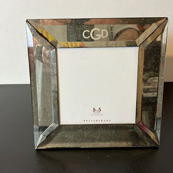 Pottery Barn Antique Mirror Frame 5 x 5 - Picture 1 of 6